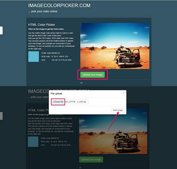 comment obtenir le code couleur de l