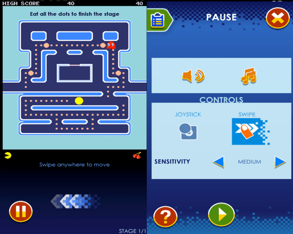 適用於 Android 和 iOS 的 PAC-MAN 應用程序