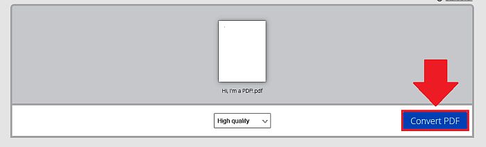 Convertir archivo en PDF Candy
