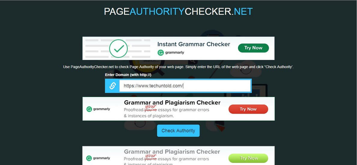 PageauthorityChecker