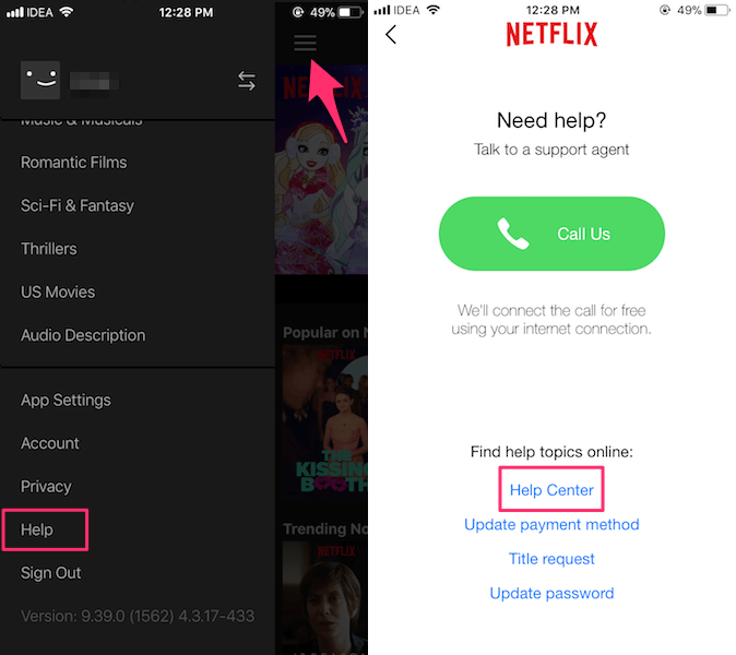 Anmod om nye udsendelser på Netflix-appen