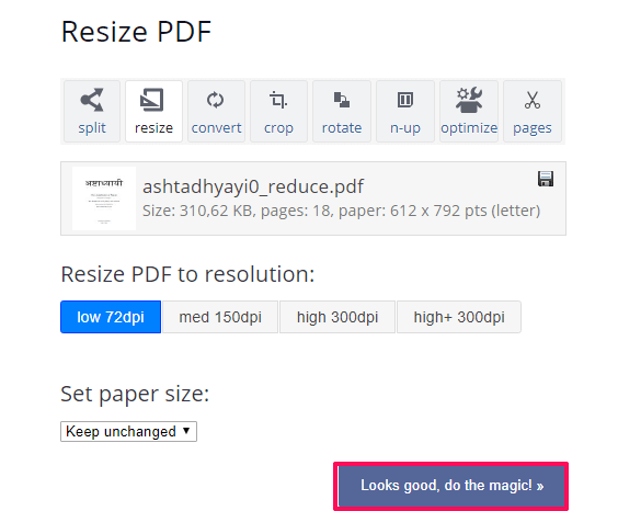 PDF-Dateien rezidieren - PDF komprimieren