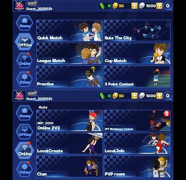 SBA - Basketballspiele kostenlos für Android