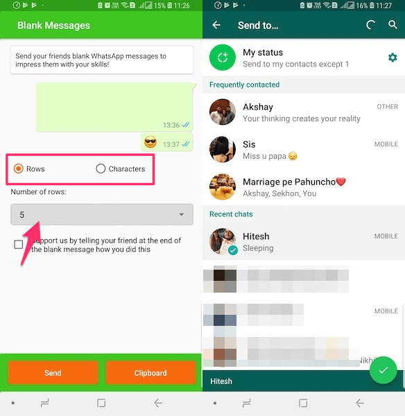 Boş WhatsApp Mesajları Gönder