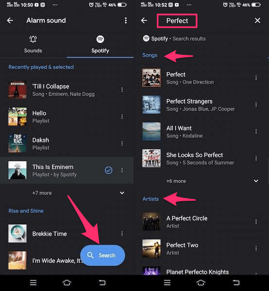 Ορίστε το επιθυμητό τραγούδι του Spotify ως ξυπνητήρι