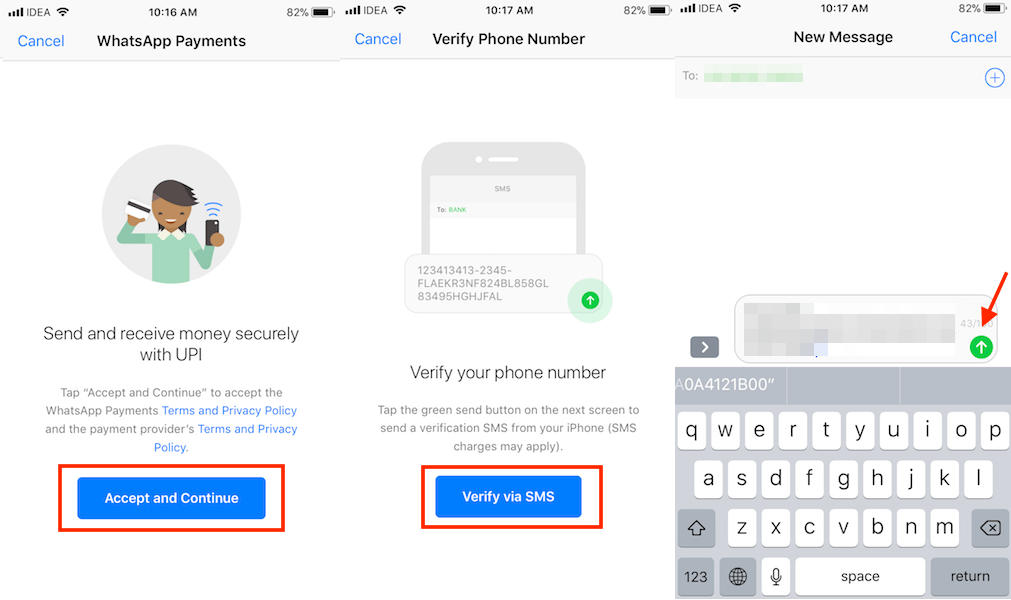 Configurar pagos de WhatsApp