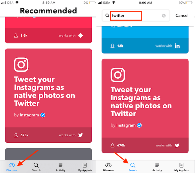 Instagram Fotoğraflarını Twitter