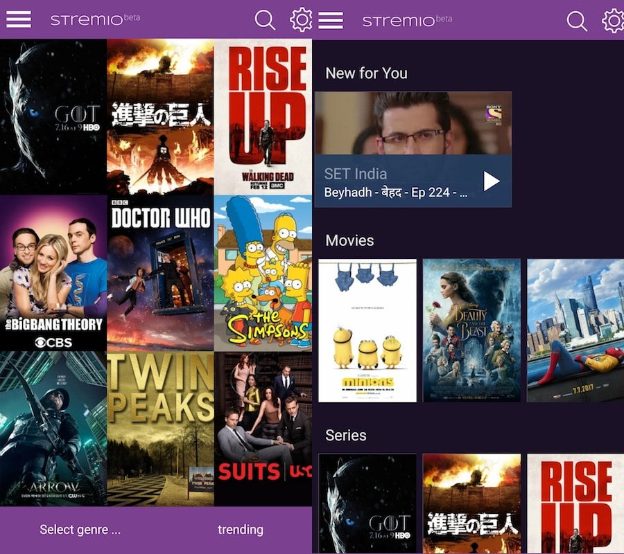 Alternativa showboxu -Stremio
