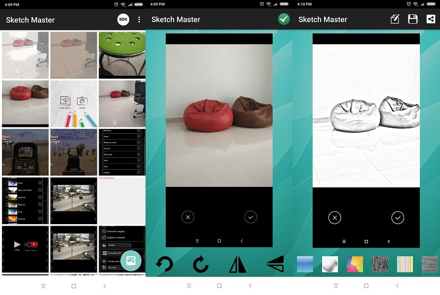 Sketch Master - aplikace pro přeměnu fotografie na skici