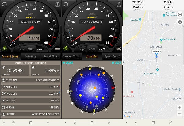 hız göstergesi GPS