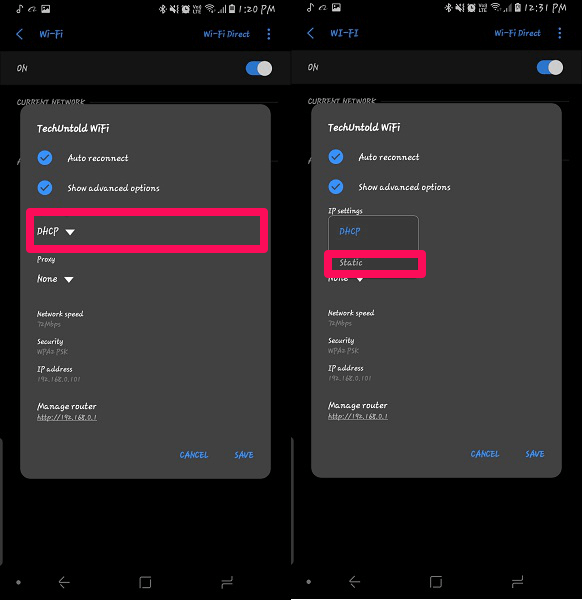 第 5 步 - Android 查看 DNS 設置