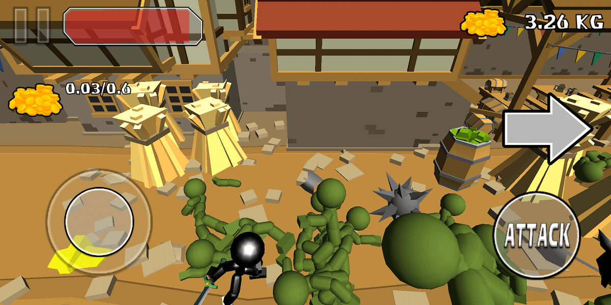 Stickman Sword Fighting 3D - Jogo grátis