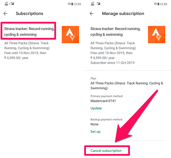 إلغاء قمة Strava على Play Store Android