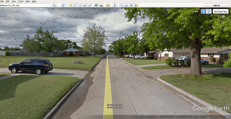 Street view-tilstand
