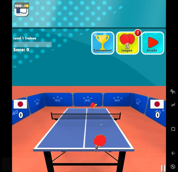 乒乓球 3D - Android 的最佳乒乓球游戏