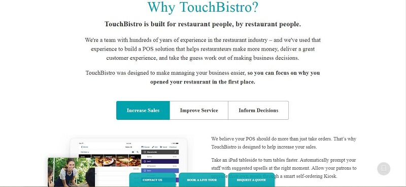 TouchBistro - лучшая альтернатива opentable
