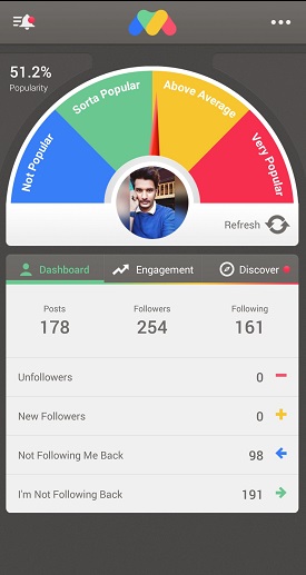 FollowMeter pour Instagram - Suivre les désabonnés