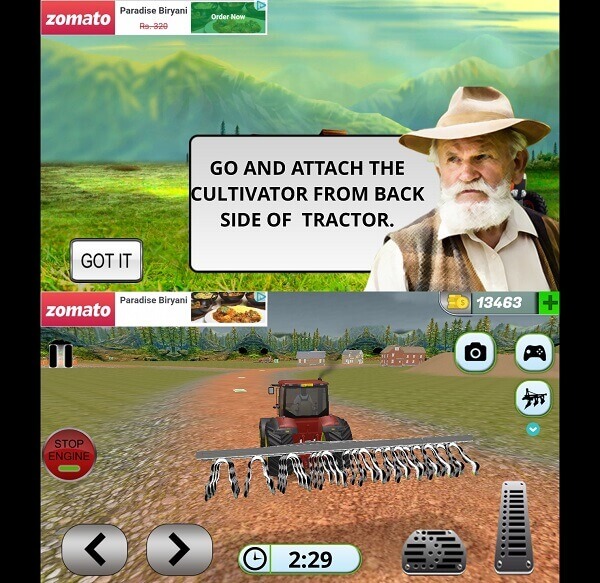 Tractor Drive 3D Offroad Sim Farming Game