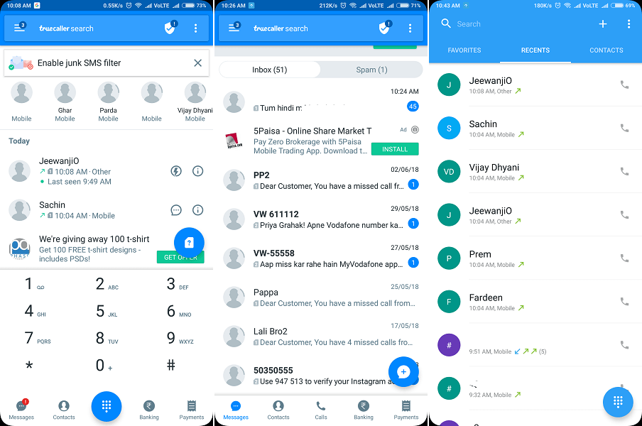 Truecaller - beste Android-kiezer 2018