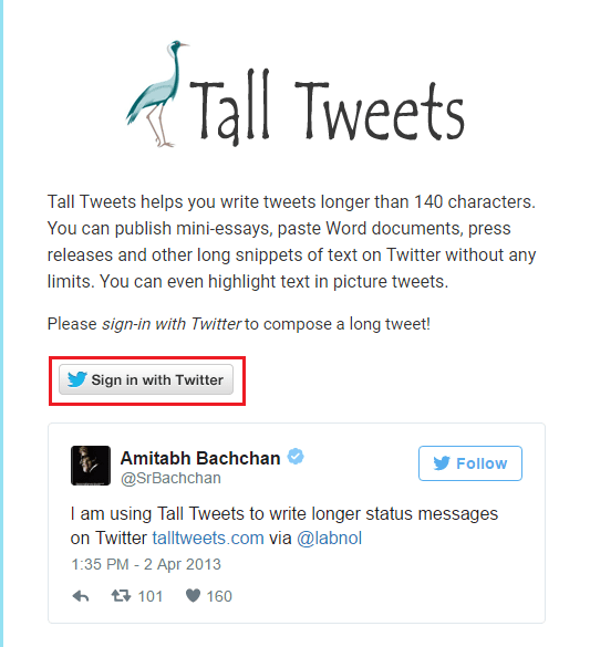 Tweetez plus de 140 caractères sur Twitter