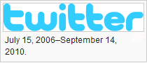 Logotipo de Twitter - Primero