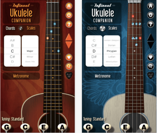 Ukulele Companion iOS-app
