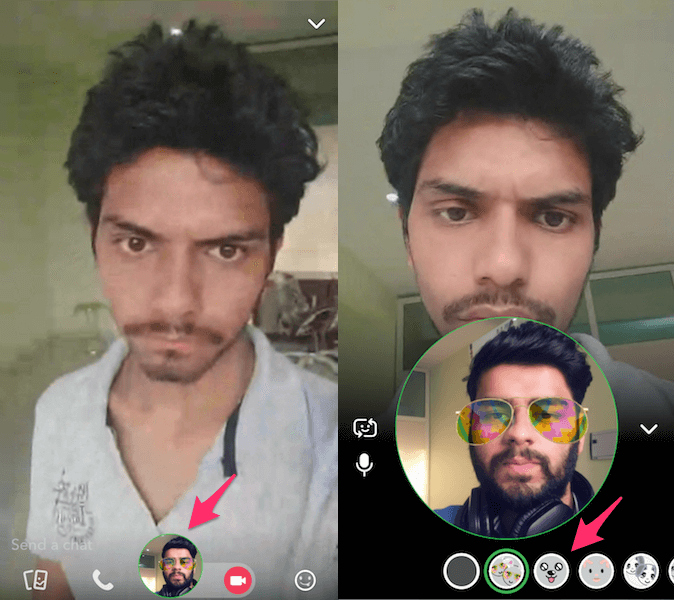 Snapchat上的视频通话