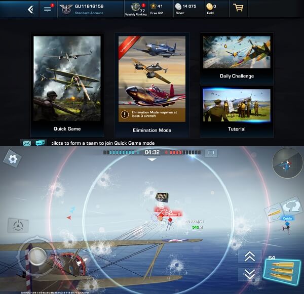 War Wings - beste kampflyspill
