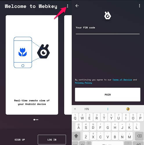 Webkeyレビュー-ペアリング