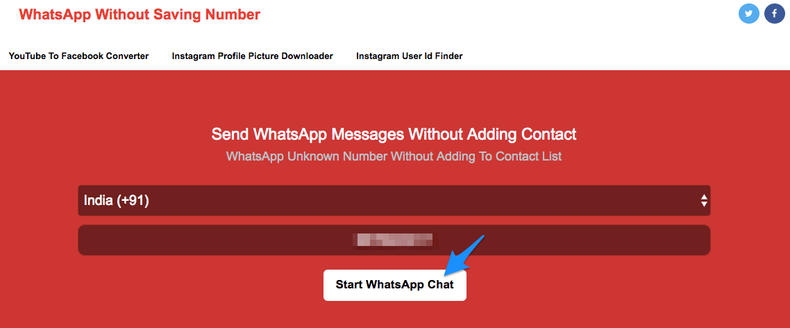 WhatsApp χωρίς αποθήκευση αριθμού