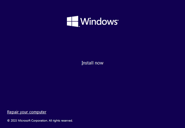 Windows Setup 10