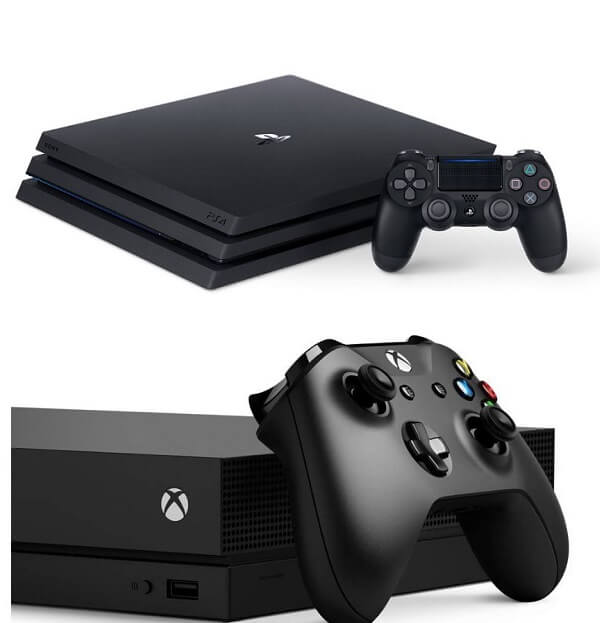 XBox One X vs PlayStation 4 pro - tasarım