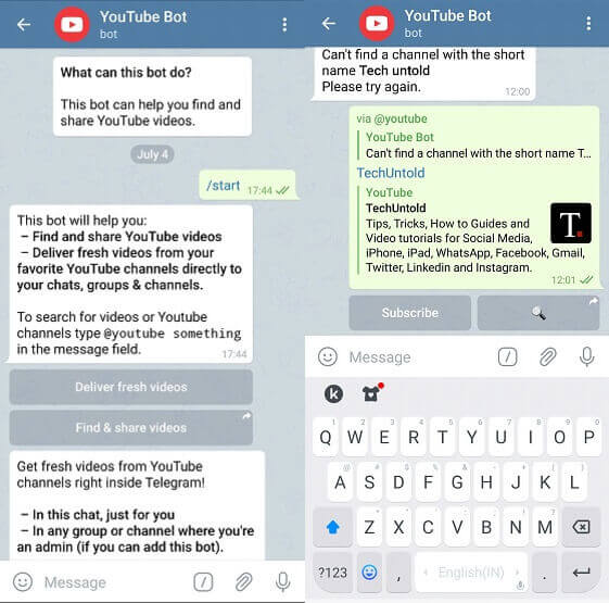 Bot YouTube