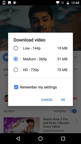 YouTube 오프라인 동영상