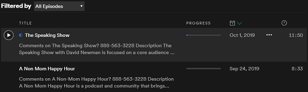 Spotifyポッドキャストが機能しない問題を修正