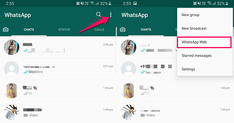 legg whatsapp til PC-en din