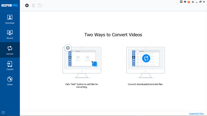 vaihtoehto clipconverter -keepvid 3:lle