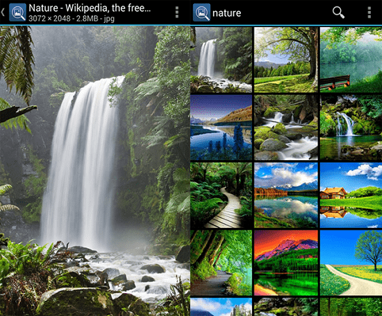 aplicaciones para buscar imagenes - picfinder