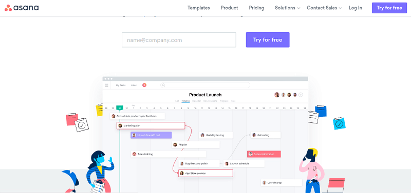 ferramentas como Trello - asana