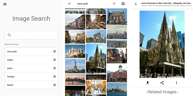 beste app voor het zoeken naar afbeeldingen voor Android - beeldzoeker