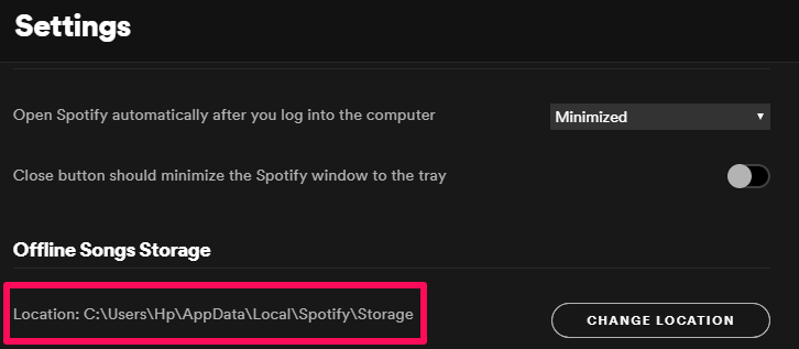Windows PC에서 Spotify의 캐시 지우기