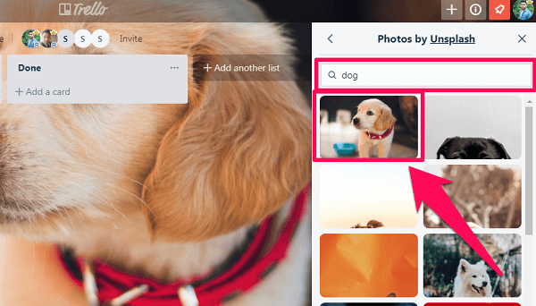 更改 Trello 背景