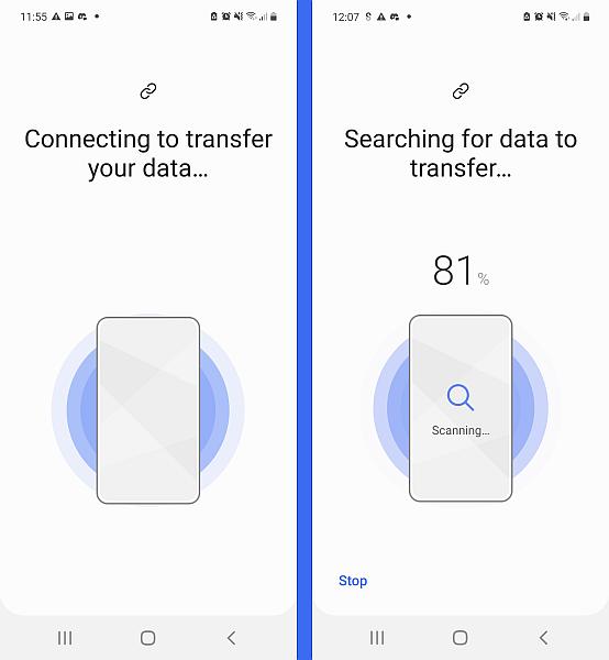 Inteligentny przełącznik Samsung łączący i wyszukujący dane z urządzenia źródłowego