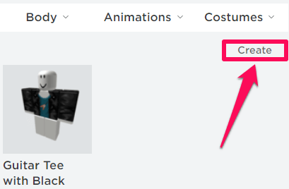 Robloxでシャツを作成する