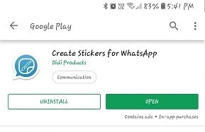 whatsappのステッカーを作成する