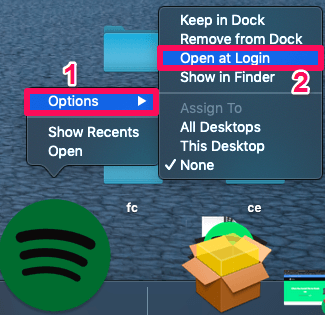 отключить автозапуск Spotify в macOS