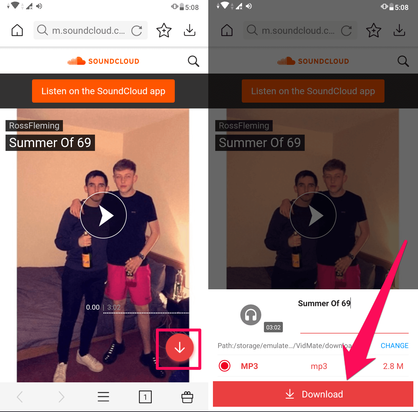不使用 SoundCloud Go 離線收聽 SoundCloud