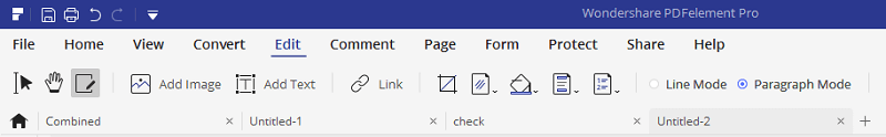 editar arquivo PDF com PDFelement