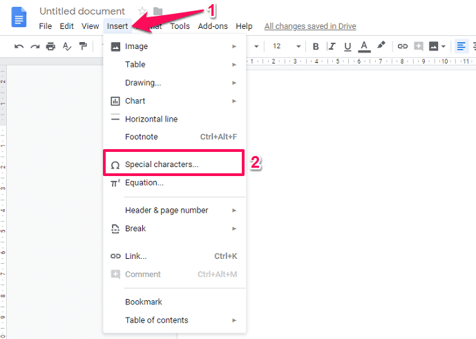 em dash en google docs - caracteres especiales