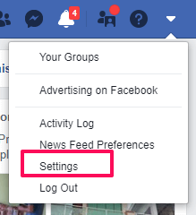 Facebook设置
